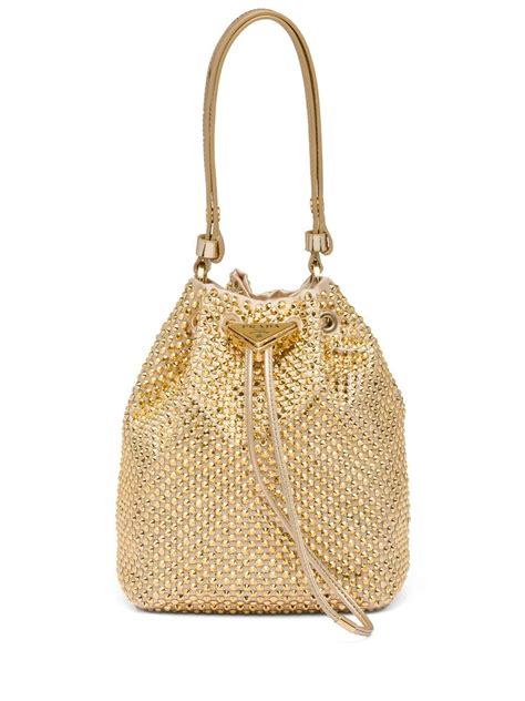 prada crystal bucket bag|vintage prada bucket bag.